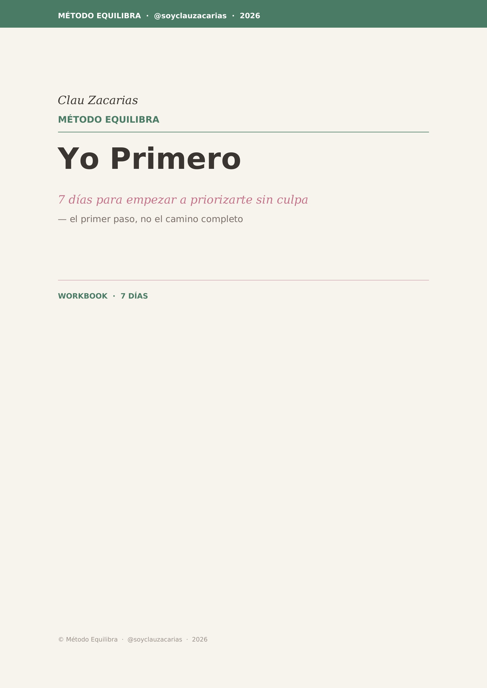 Portada de la Guía Yo Primero