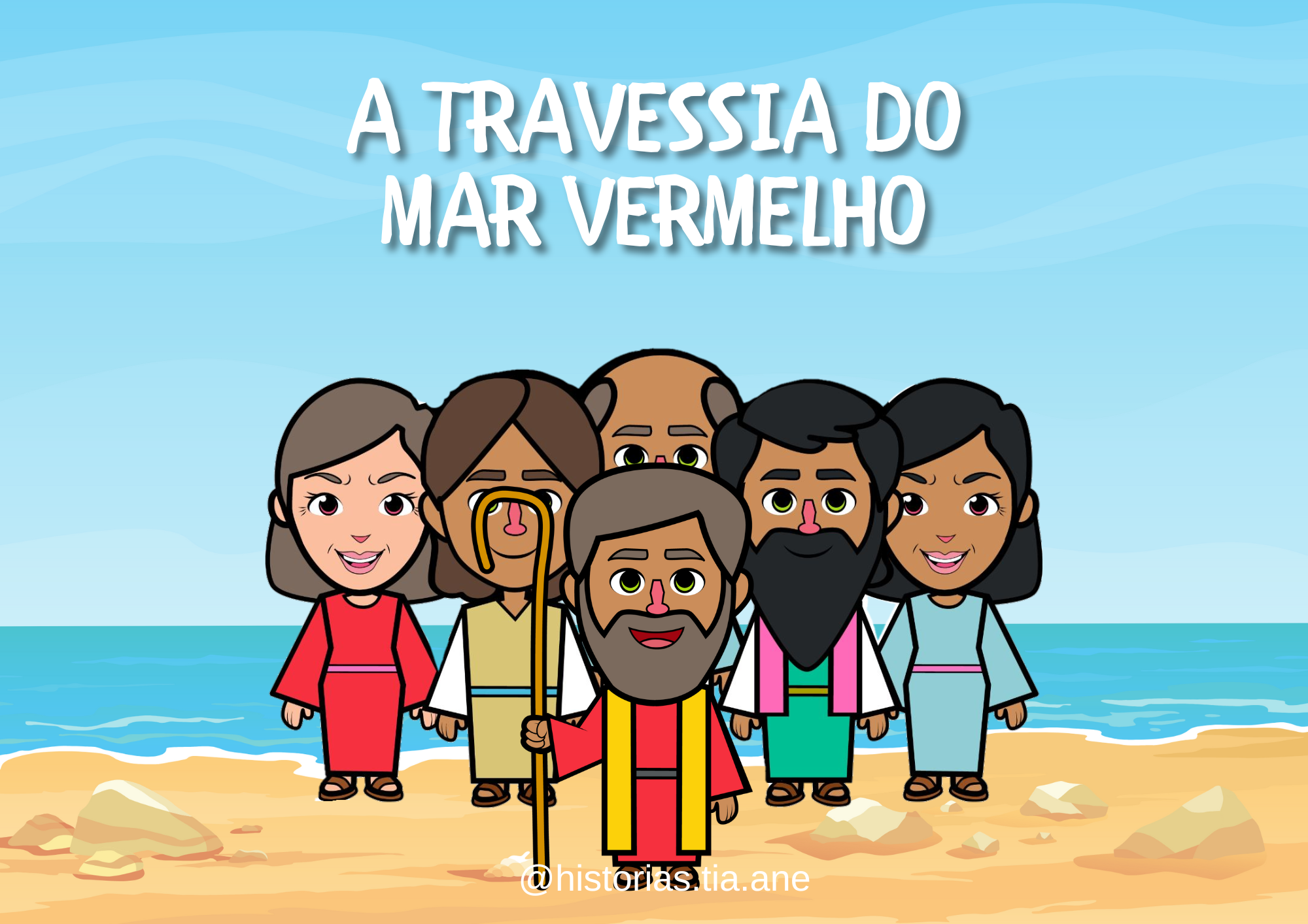 A TRAVESSIA DO MAR VERMELHO - Histórias da Tia Ane | Hotmart