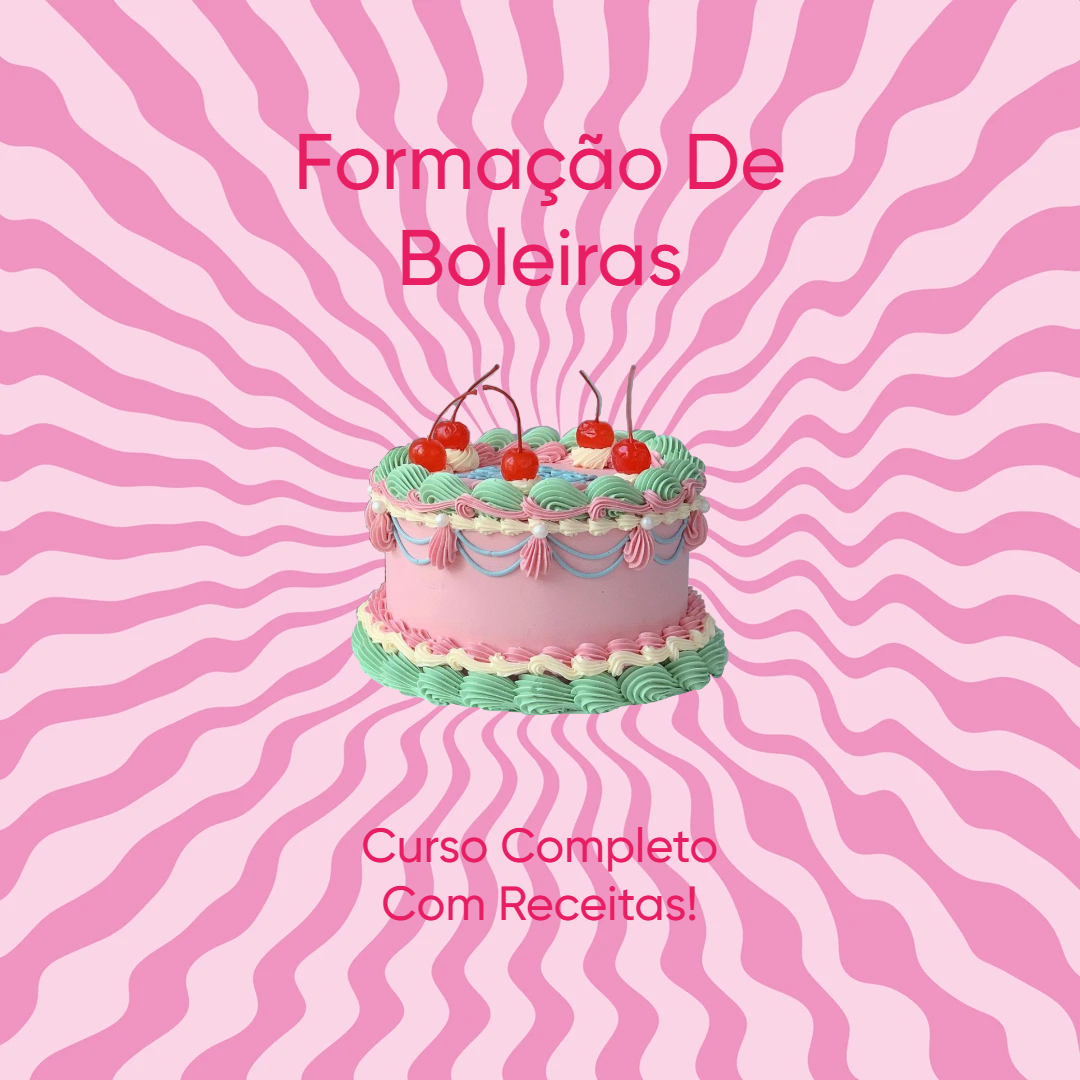 Curso Completo, Como Fazer os Melhores e Mais Gostosos Bolos + lista de receitas para fazer