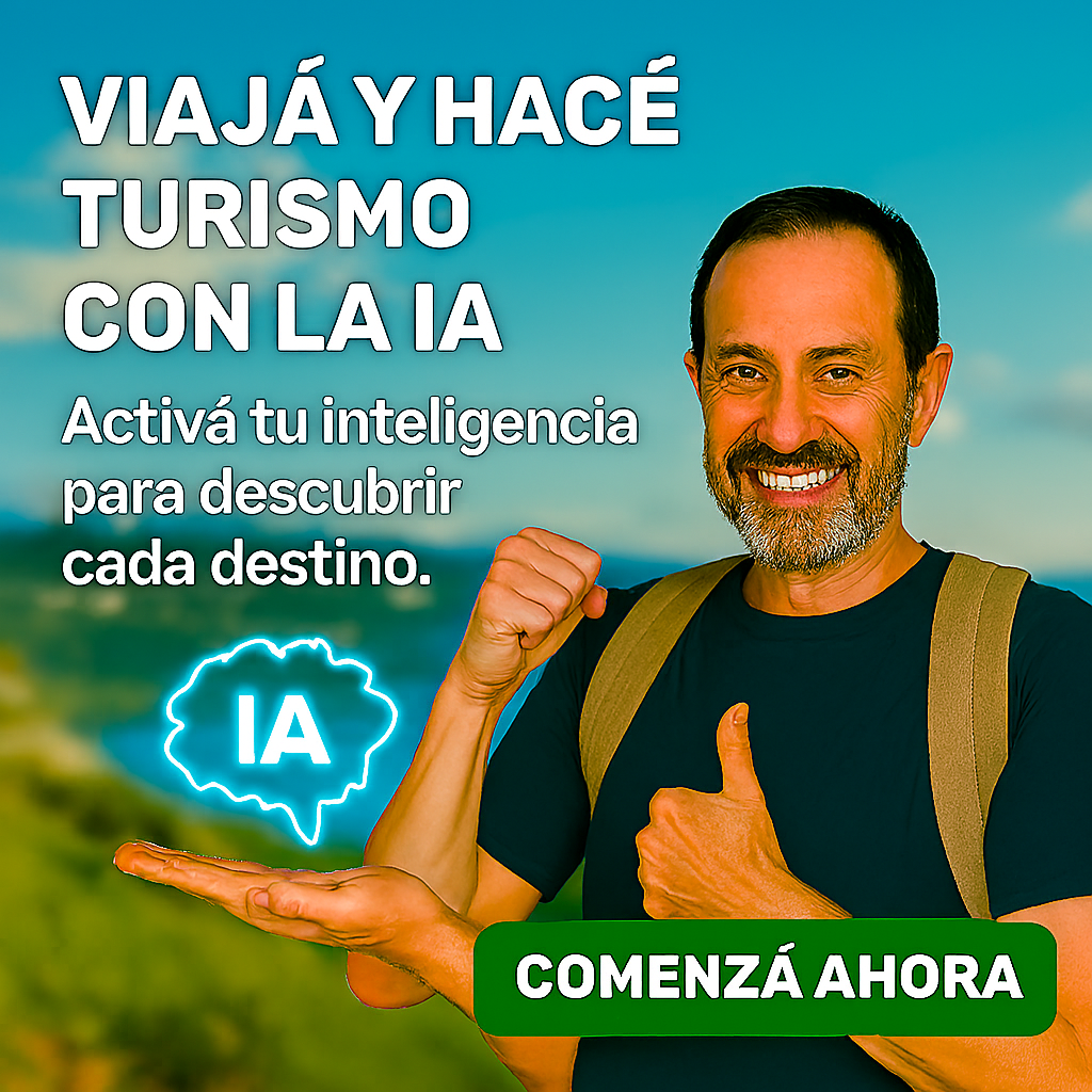 ✈️🌍 VIAJA Y HACE TURISMO CON LA IA