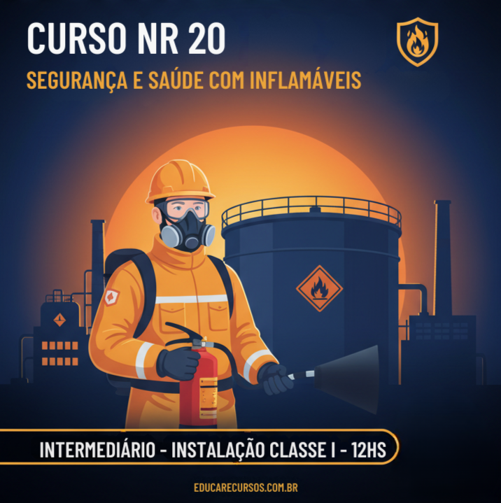 Norma Regulamentadora NR 20 - Ebook Introdutório de Segurança e Saúde no Trabalho com Inflamáveis e Combustíveis - Instalação Classe I - Intermediário
