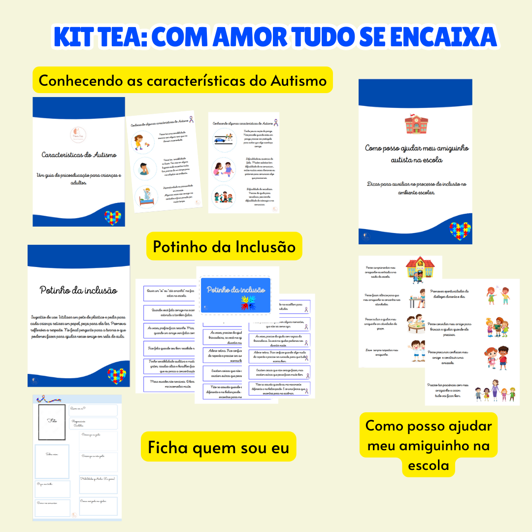Kit TEA - Inclusão Escolar