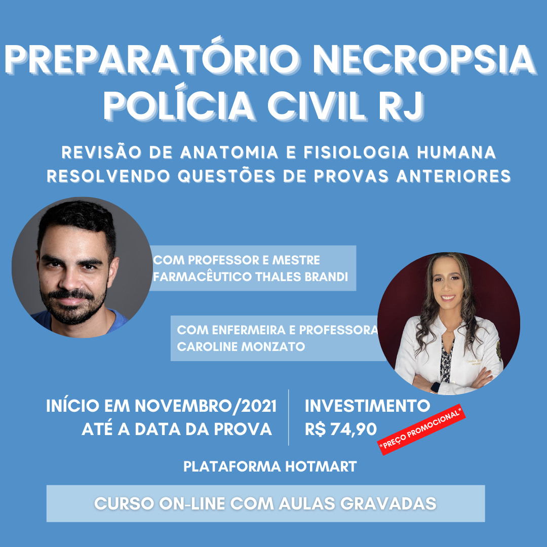 Curso Preparatório Necropsia Polícia Civil-RJ - Thales Brandi Ramos...