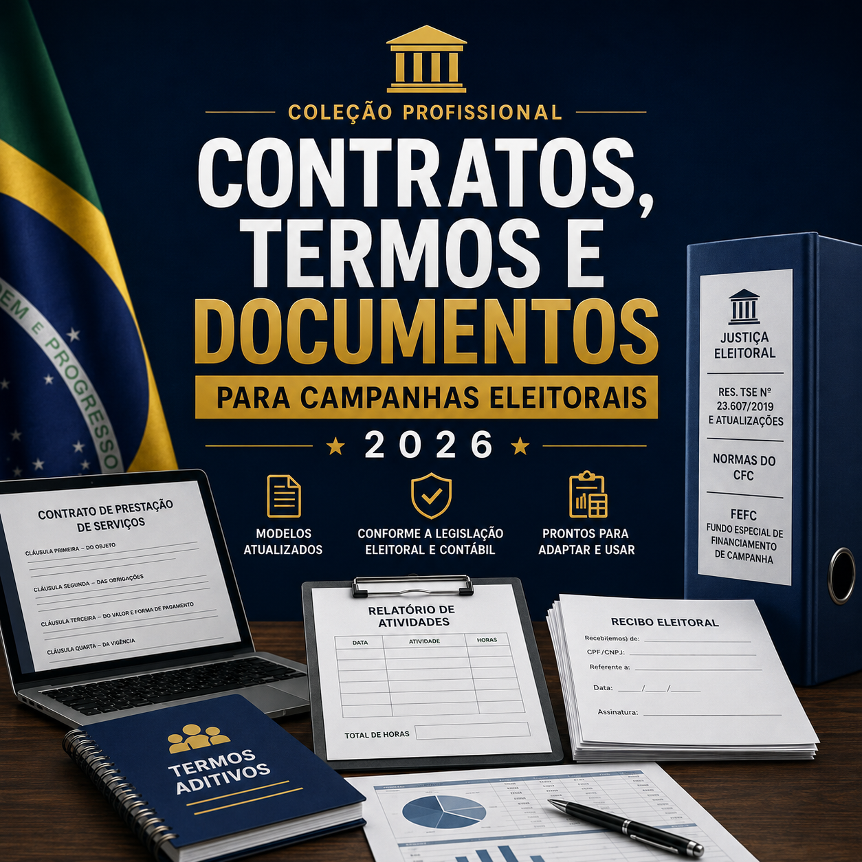 Coleção de Contratos e Documentos para Campanhas Eleitorais 2026