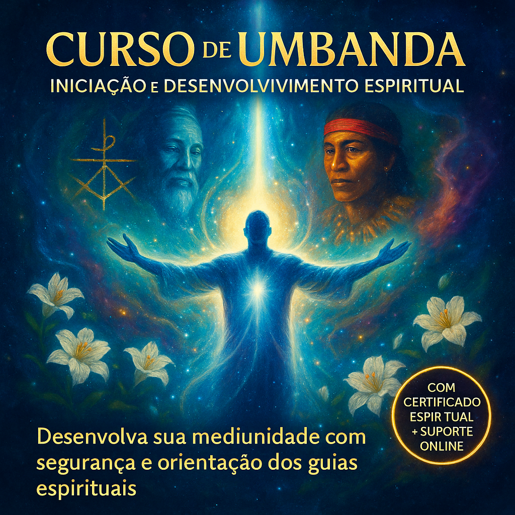 🚨Ultima Bolsa Disponível 🚨 Curso Completo - Umbanda - Básico ao Avançado + Certificado Profissional +Simpatias +Feitiços +Guias +Apostila Ilustrada