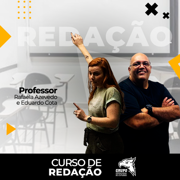 Imagem de capa para o Curso online Redação para Concursos Públicos - Professor Cota e Rafaela