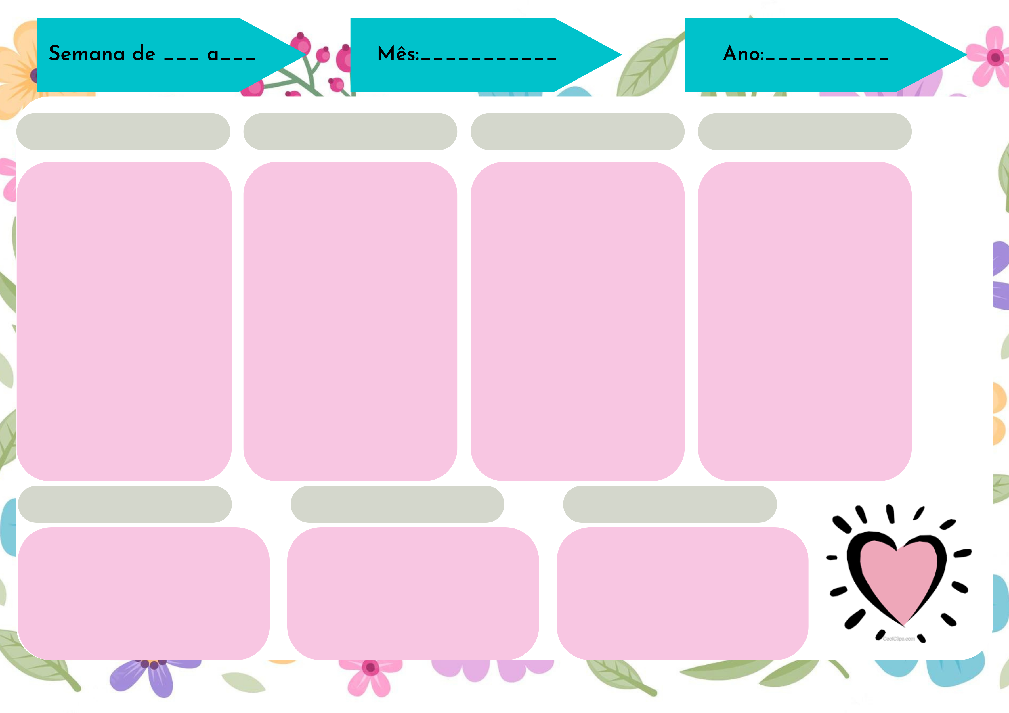 Love Quote Planner Insert