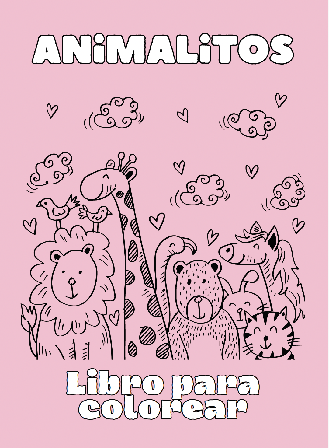 Libro para colorear de animales | Hotmart