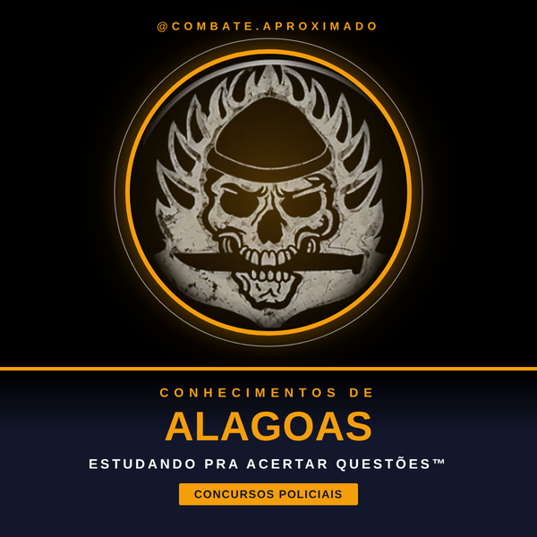 Capa do E-book Conhecimentos de Alagoas PMAL