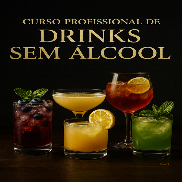 Curso Profissional de Drinks Sem Álcool | A Nova Tendência Lucrativa do Mercado Premium