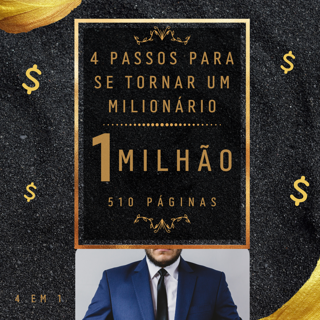 4 passos para se tornar um milionário - Jotha Js | Hotmart