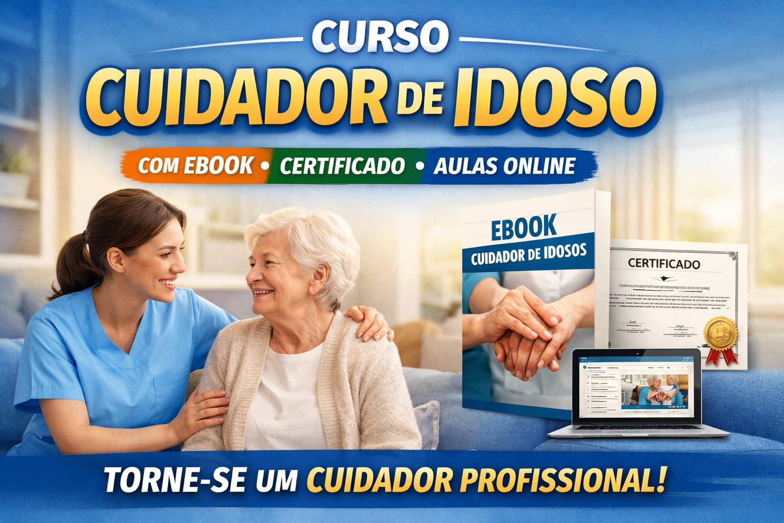 Cuidador de Idosos – Preparação para o Mercado