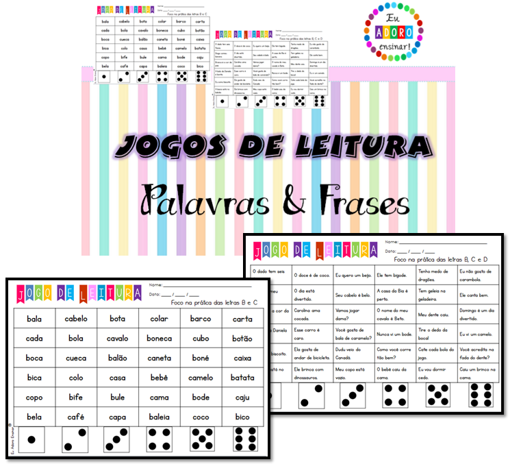 Jogos de Leitura - Eu Adoro Ensinar | Hotmart
