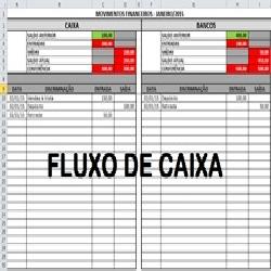 Imagem de capa para o Ebook Planilhas Fluxo de Caixa Completas - 2x1