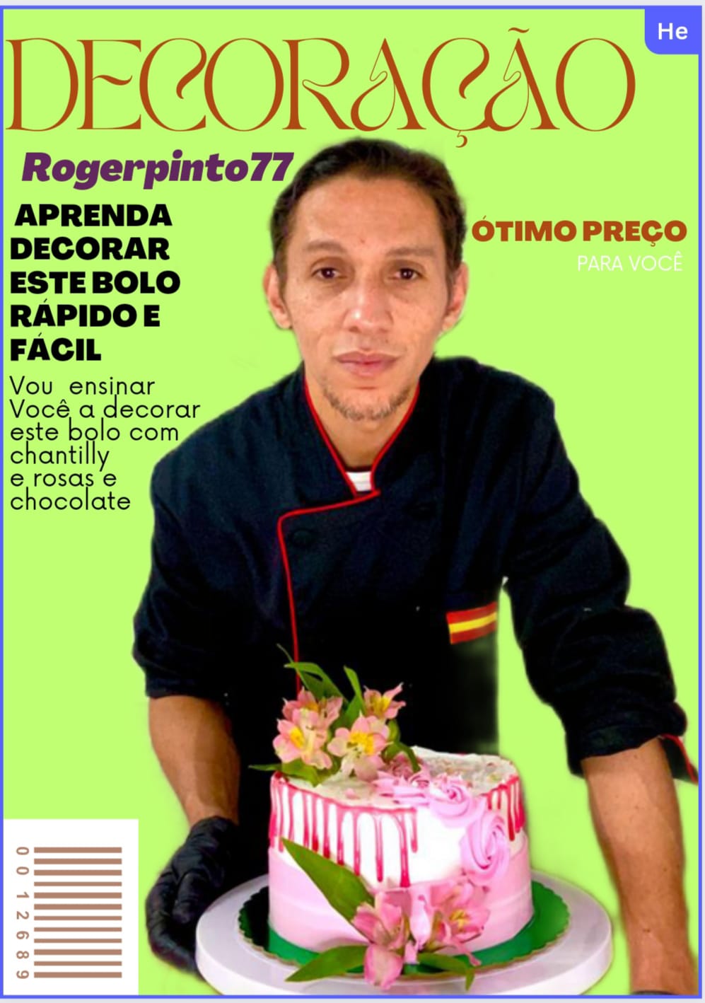 Imagem de capa para o Curso online Que aprender a fazer uma decoraçao em um bolo rapido e facil ?