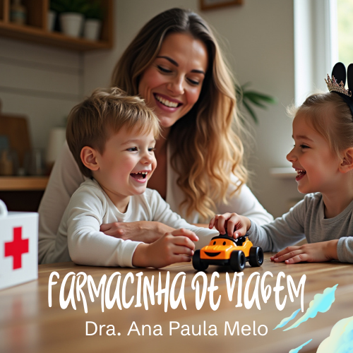 Farmacinha de Viagem + Laudos Médicos em Inglês por Dra. Ana Paula Melo