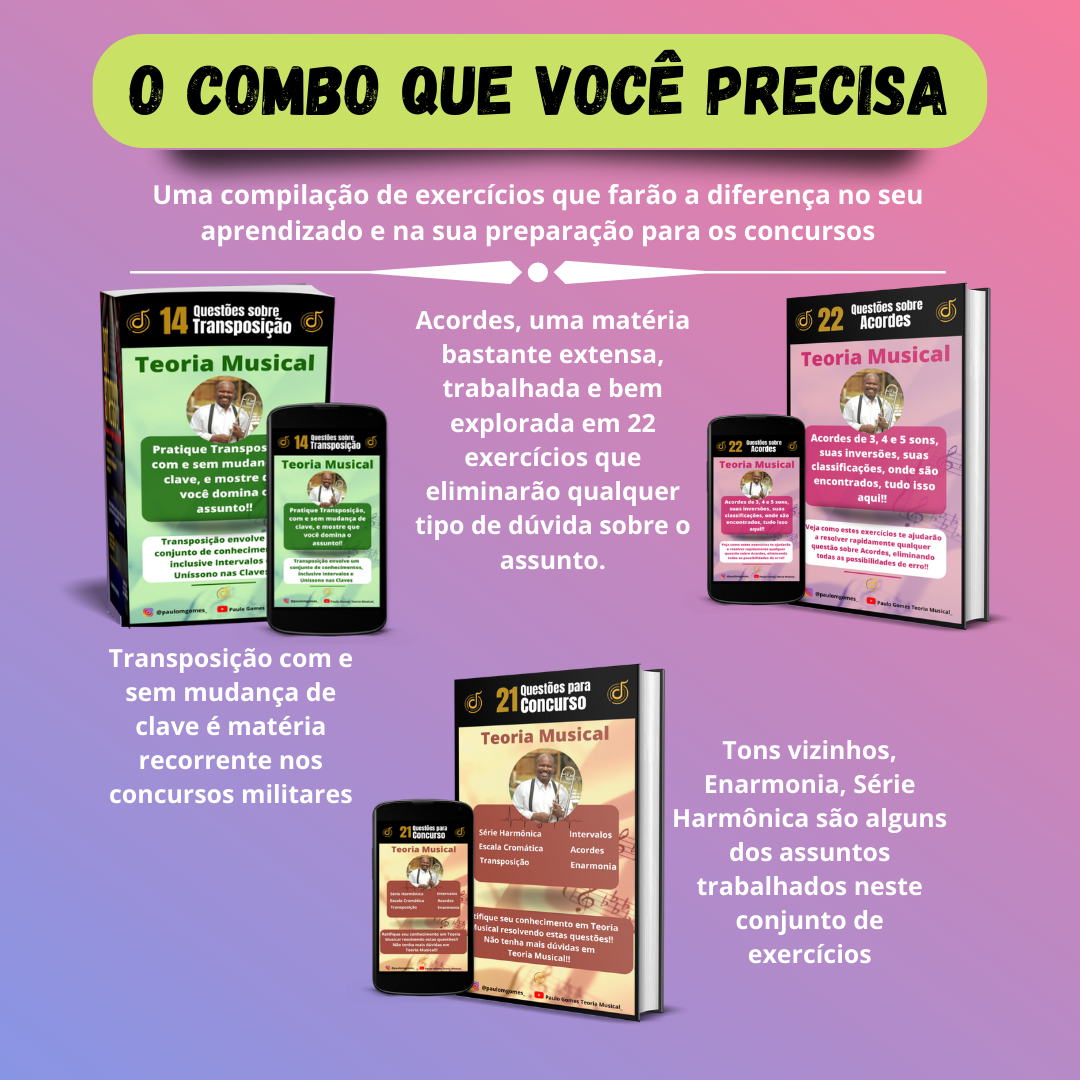 COMBO DE TEORIA MUSICAL - Paulo Gomes | Hotmart