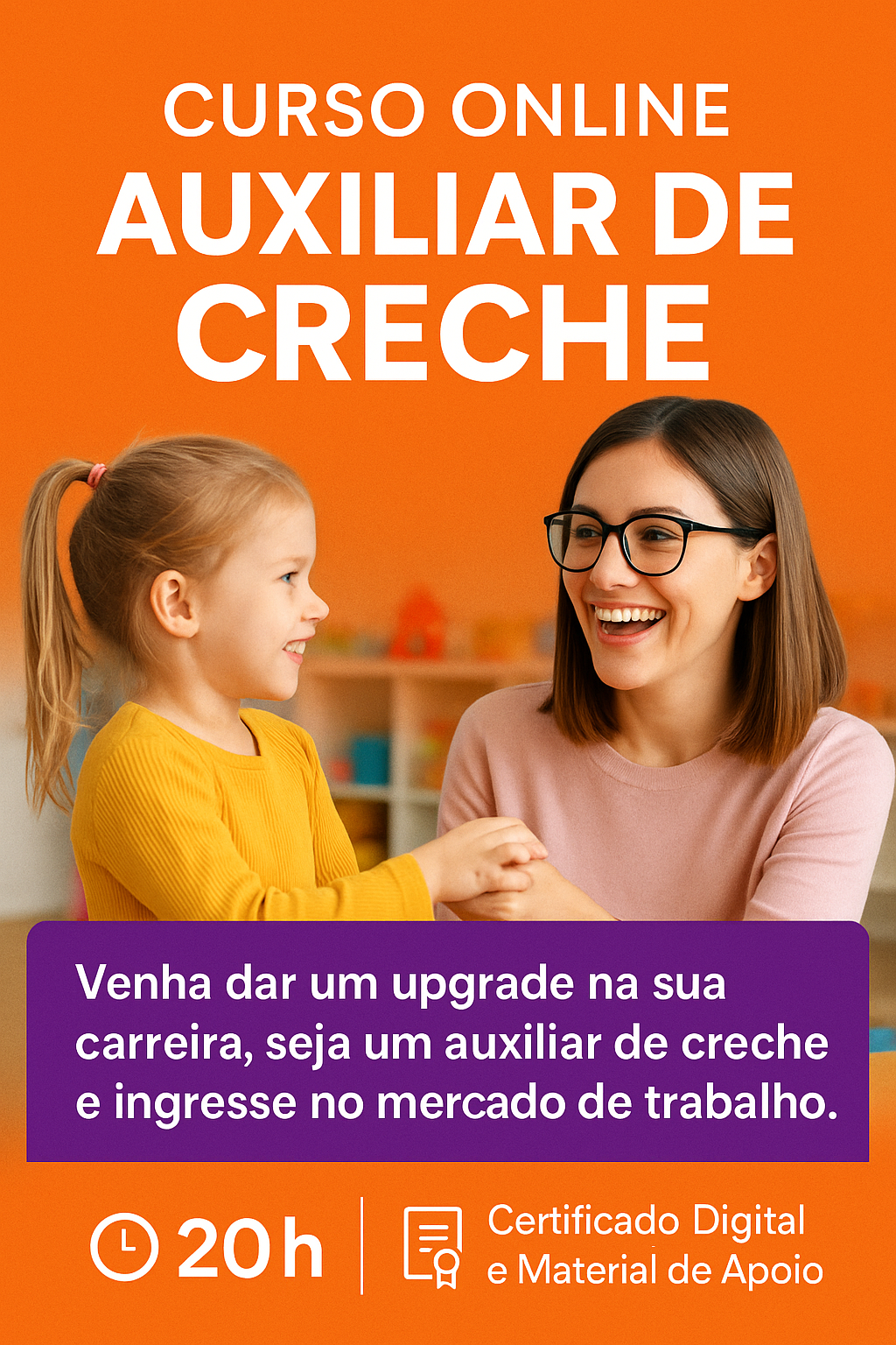 Curso Online de Auxiliar de Creche
