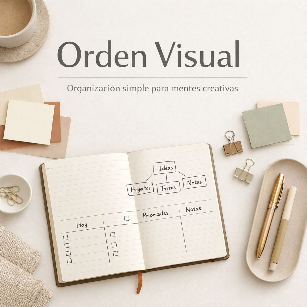 Orden Visual: organización simple para mentes creativas | Hotmart