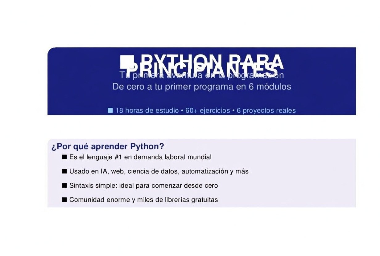 python para principiantes | Hotmart