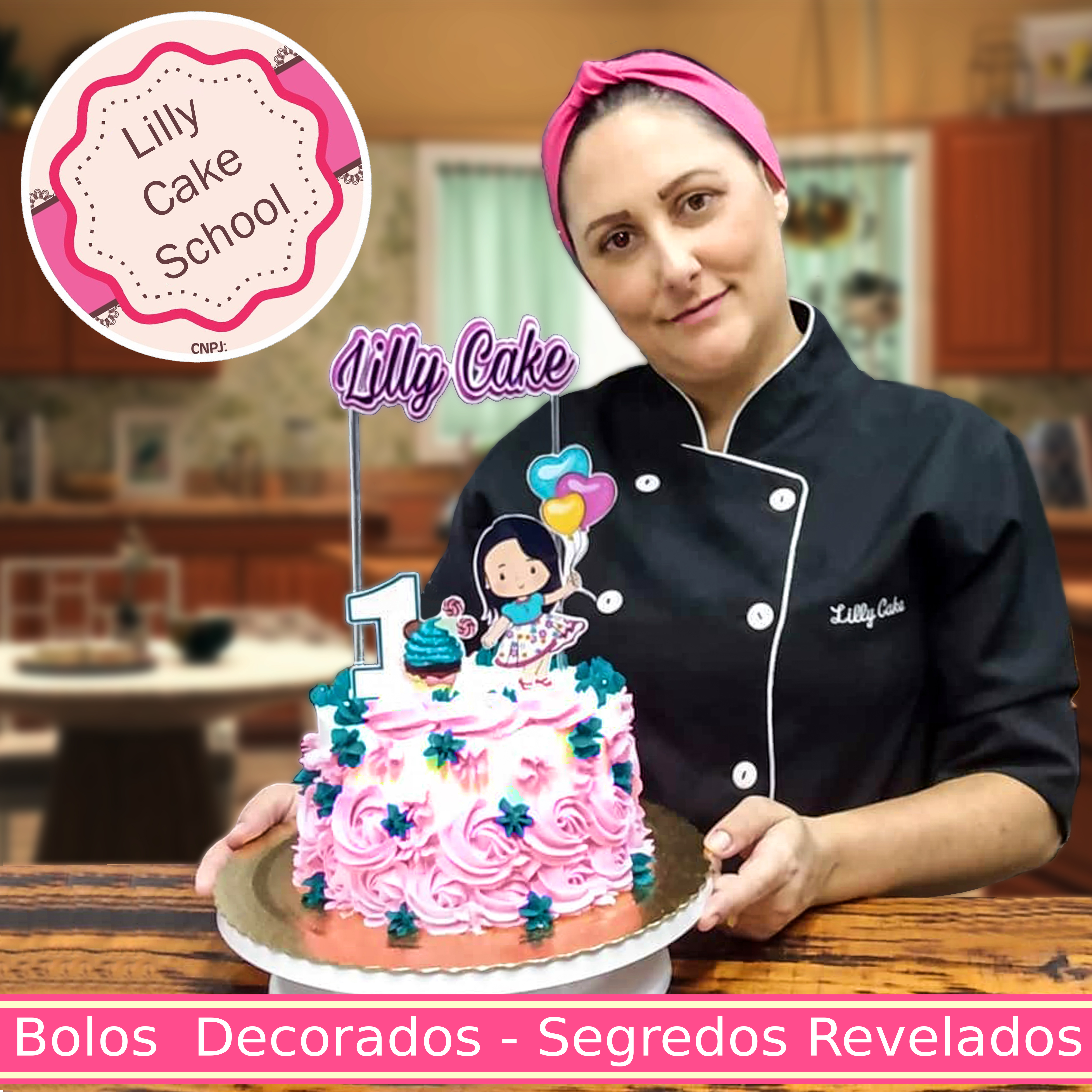 Imagem de capa para o Curso online Bolo de Festa - Revelando meus segredos!