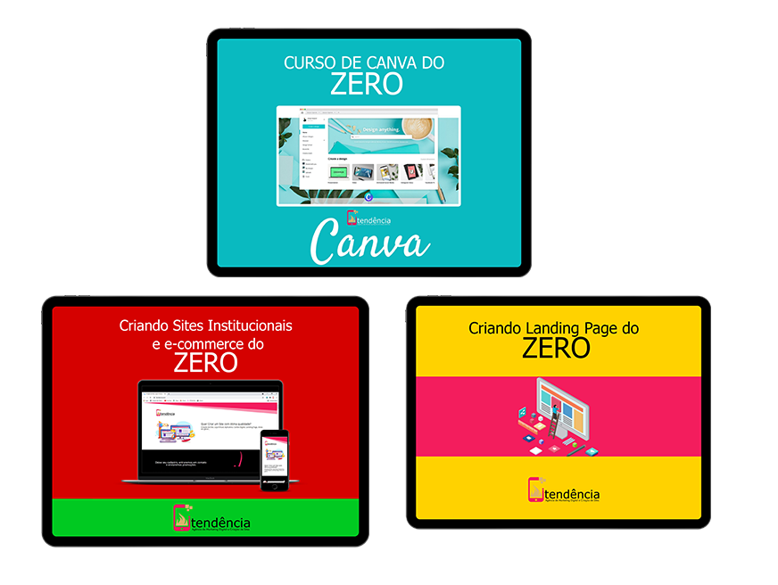 Imagem de capa para o Curso online Kit Marketing Digital - Curso Canva, Landing Page, Site Institucional, E-commerce do ZERO