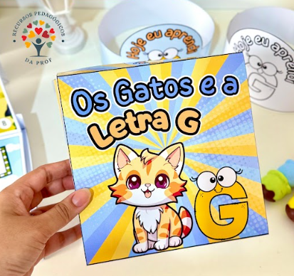 Kit História na Caixa e Cartaz Letra “G” - Prof Fran Souza | Hotmart