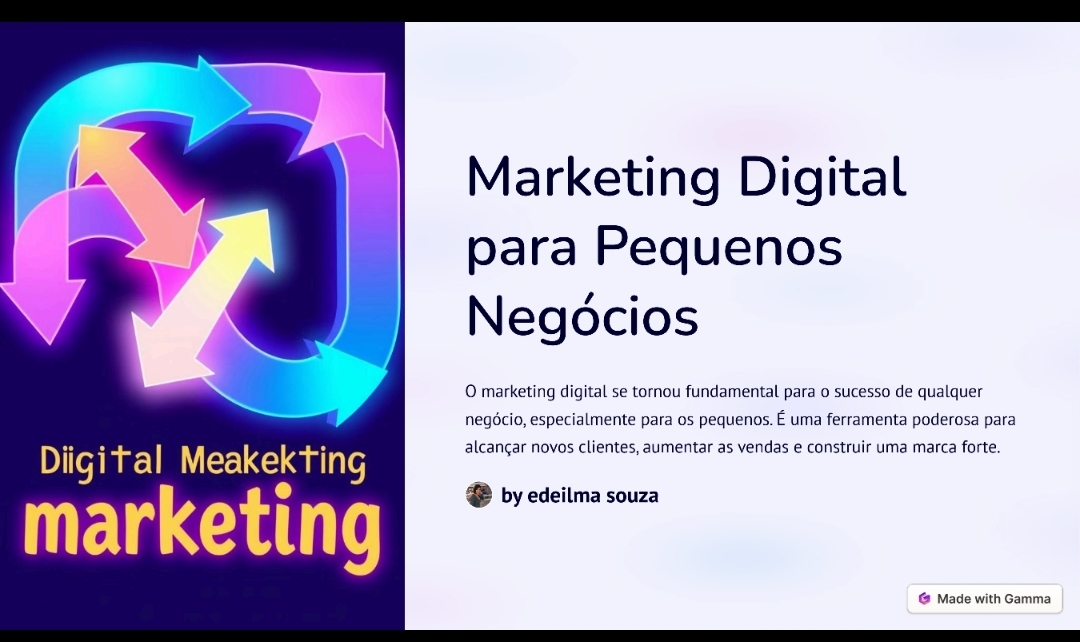 Marketing Digital para Pequenos Negócios - Edeilma de Souza Nunes ...