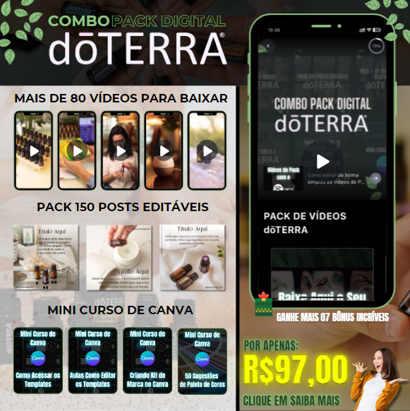 Imagem de capa para o Curso online Combo Pack Digital dōTERRA