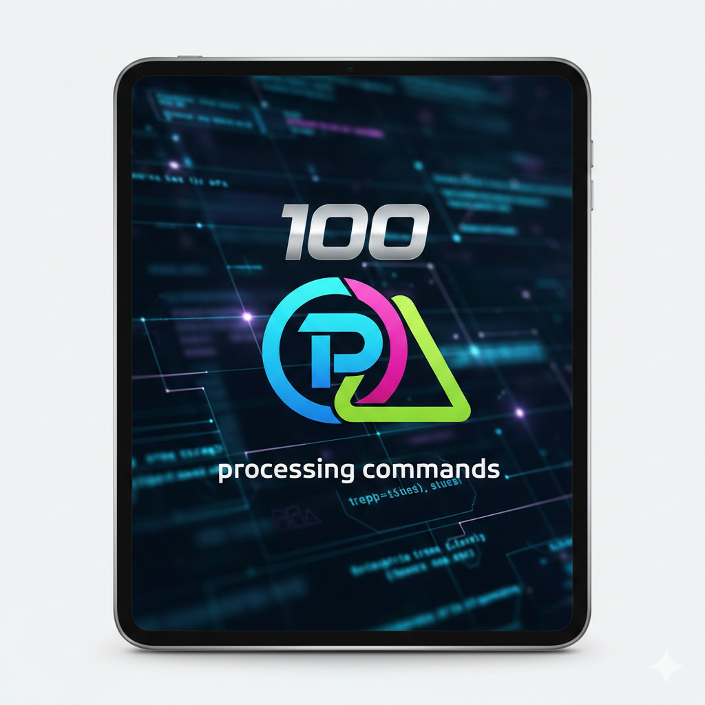 100 processing commands
