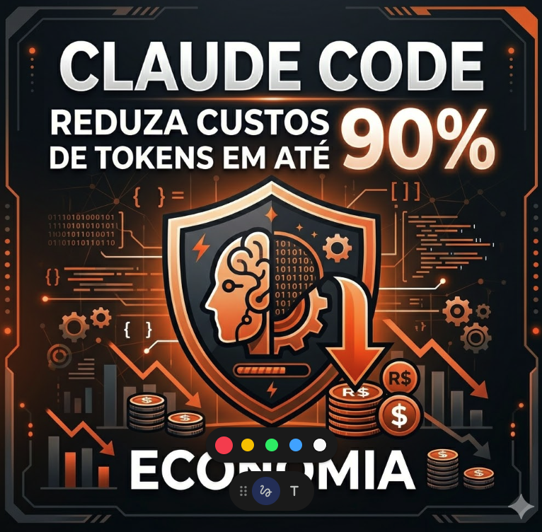 Token No Code Economize Mais de 50% em Tokens no Claude Code! - Rafael Castro