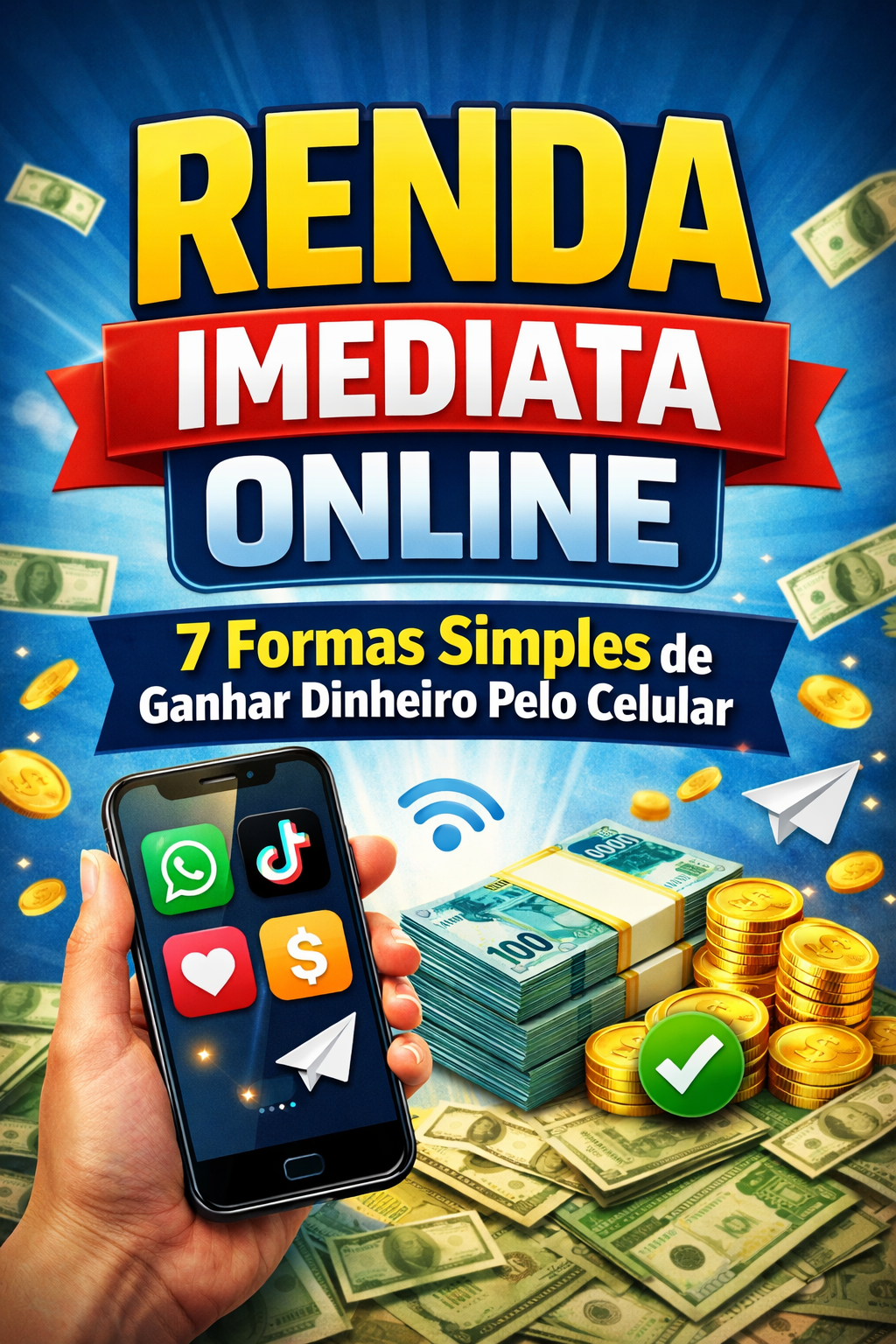 Renda Imediata Online 7 formas simples de ganhar dinheiro pelo celu...