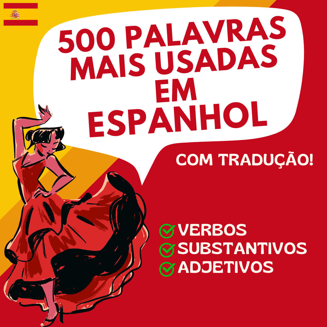 500 PALAVRAS MAIS USADAS EM ESPANHOL - Og Martins | Hotmart