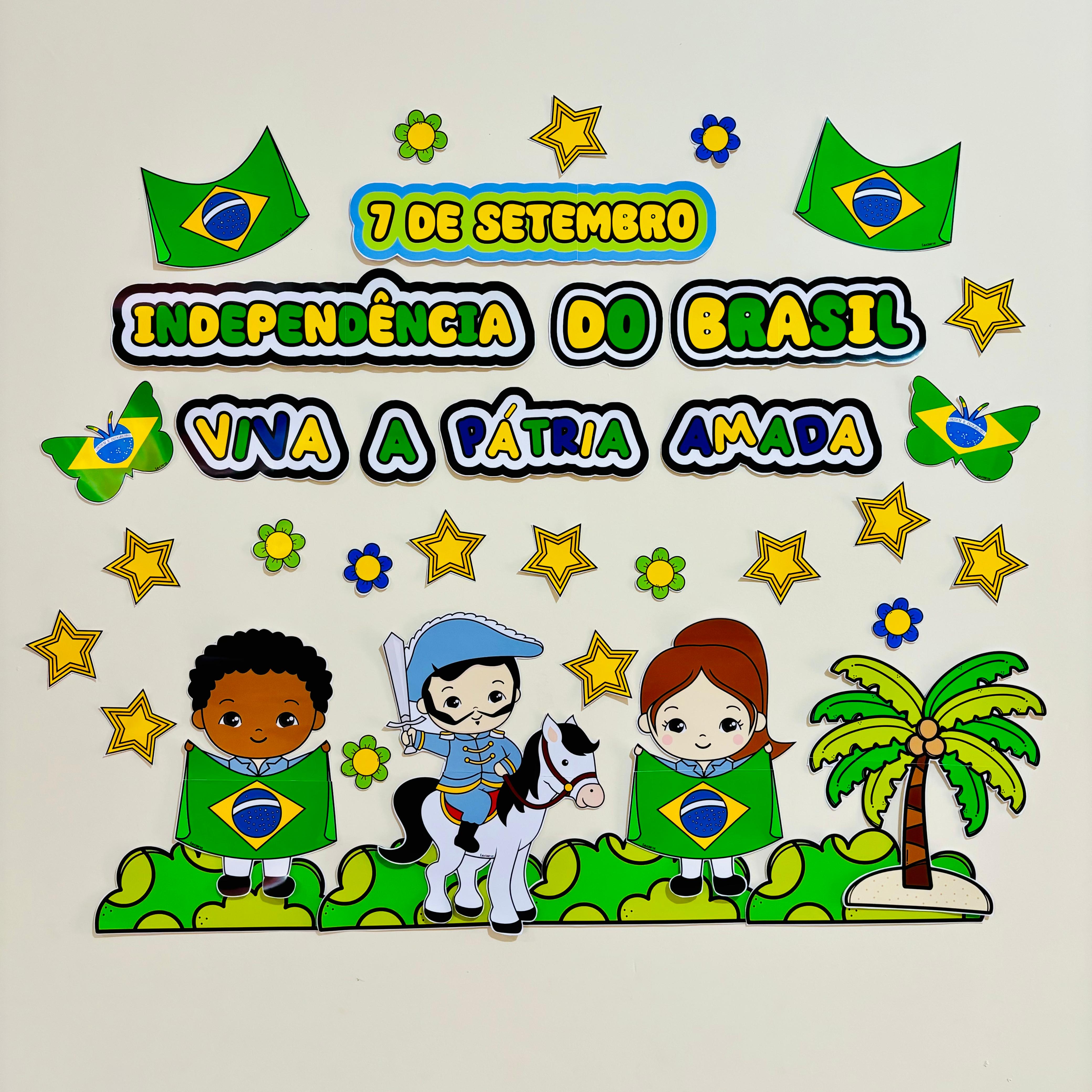 Painel Decorativo da Independência do Brasil EDUCA ARTE - EDUCA AR...