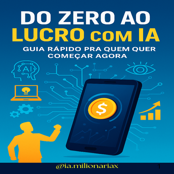 Do Zero ao Lucro com IA: Guia Rápido Pra Quem Quer Começar Agora