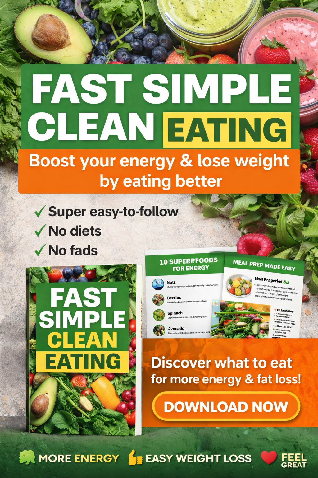 FAST SIMPLE CLEAN EATING | Hotmart