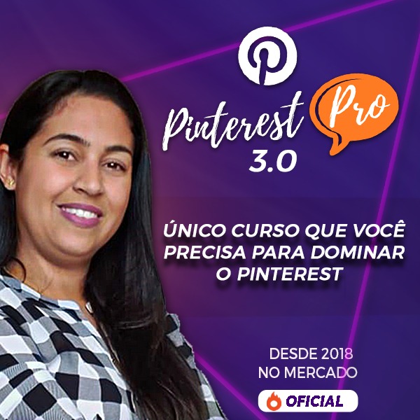 Imagem de capa para o Curso online Pinterest Pro 3.0