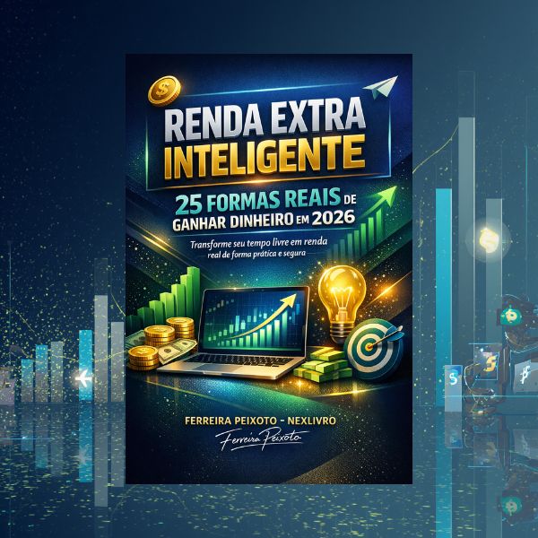 Renda Extra Inteligente 25 Formas Reais de Ganhar Dinheiro em 2026 – Estratégias Práticas e Seguras para Transformar Seu Tempo Livre em Lucro Online e Offline