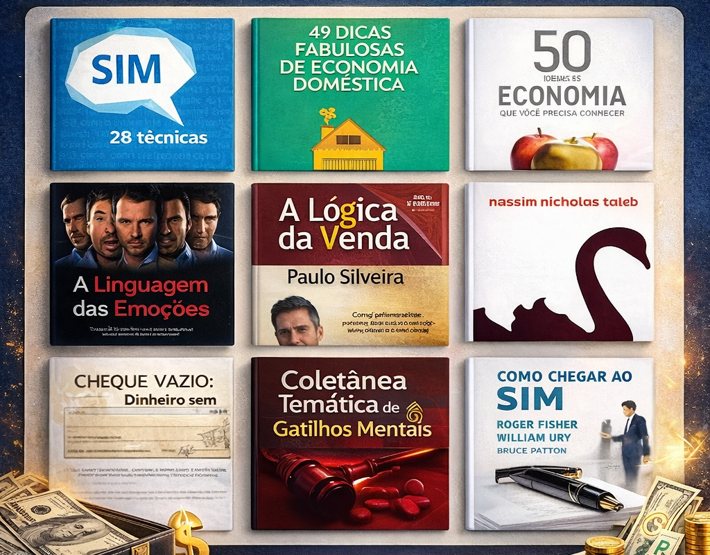 Kit 70 ebooks Vendas e estratégias de negociação