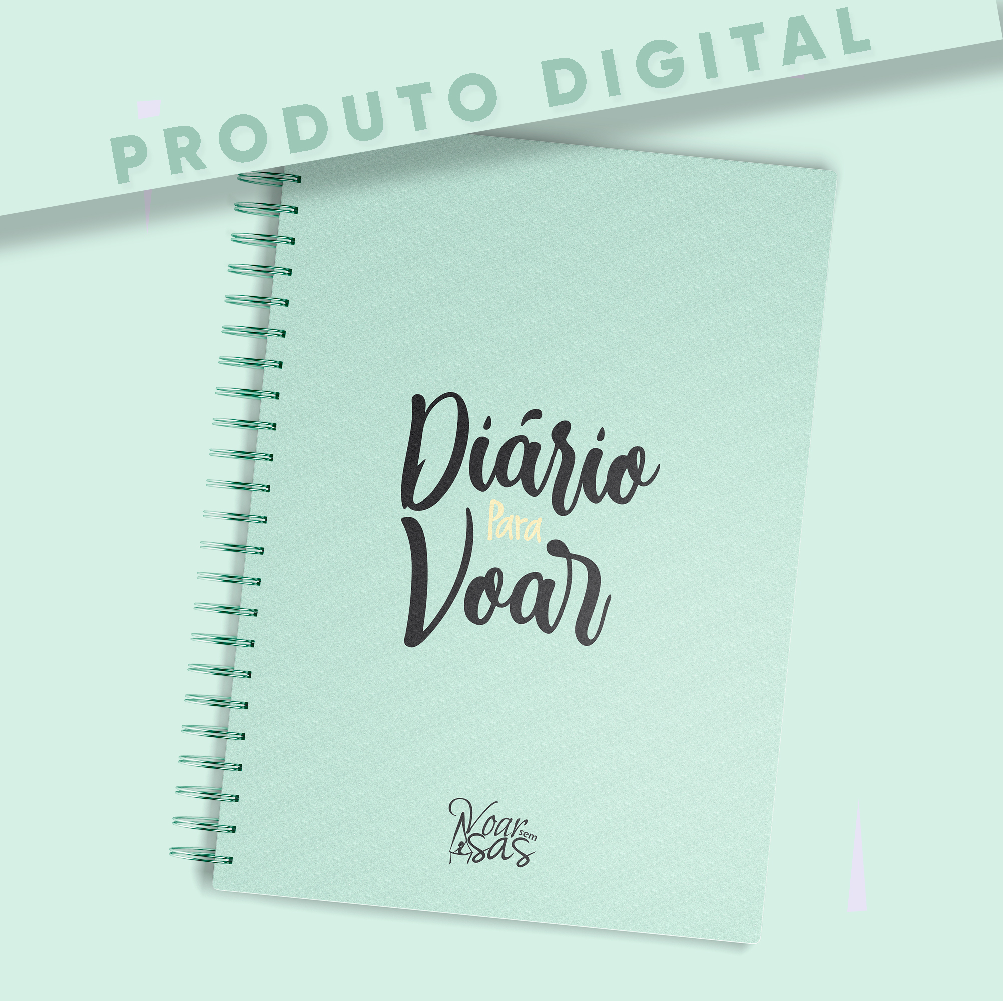 Diário para Voar — Capa Verde