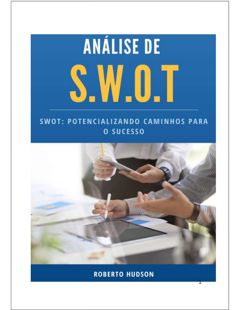 Portada Swot ANÁLISE DE SWOT