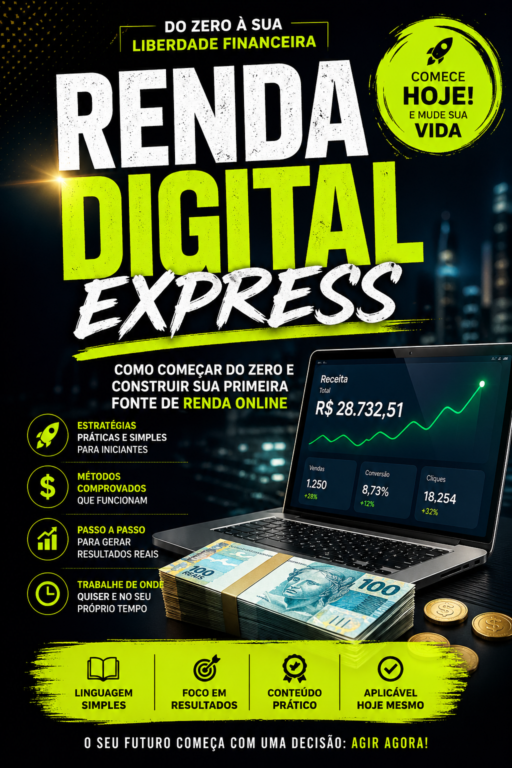 Como Começar do Zero e Construir sua Primeira Fonte de Renda Online...