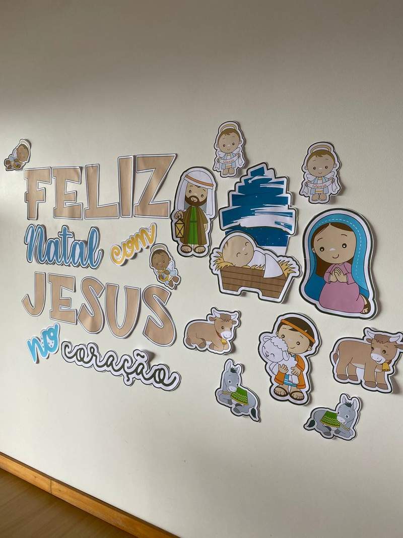 Imagem de capa para o Ebook Kit Painel Feliz Natal Cristão 1
