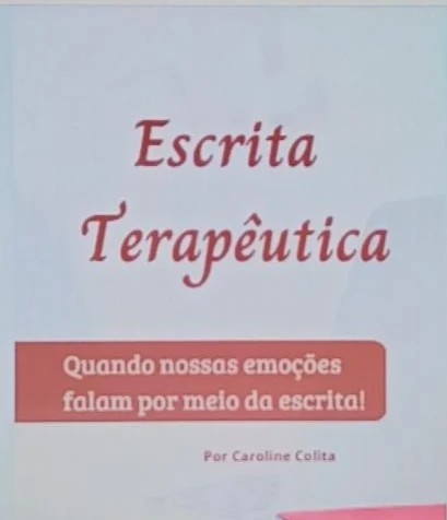 Imagem de capa para o Ebook Escrita Terapêutica: Quando nossas emoções falam por meio da escrita