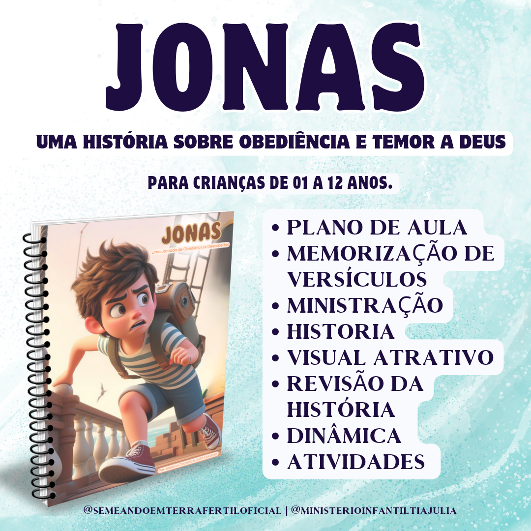 JONAS, UMA HISTÓRIA SOBRE OBEDIÊNCIA E TEMOR A DEUS 🌟! - Equipe Cr...