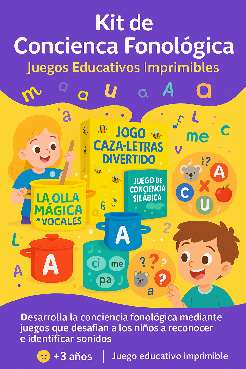 Kit de Conciencia Fonológica Básico - Digitals | Hotmart