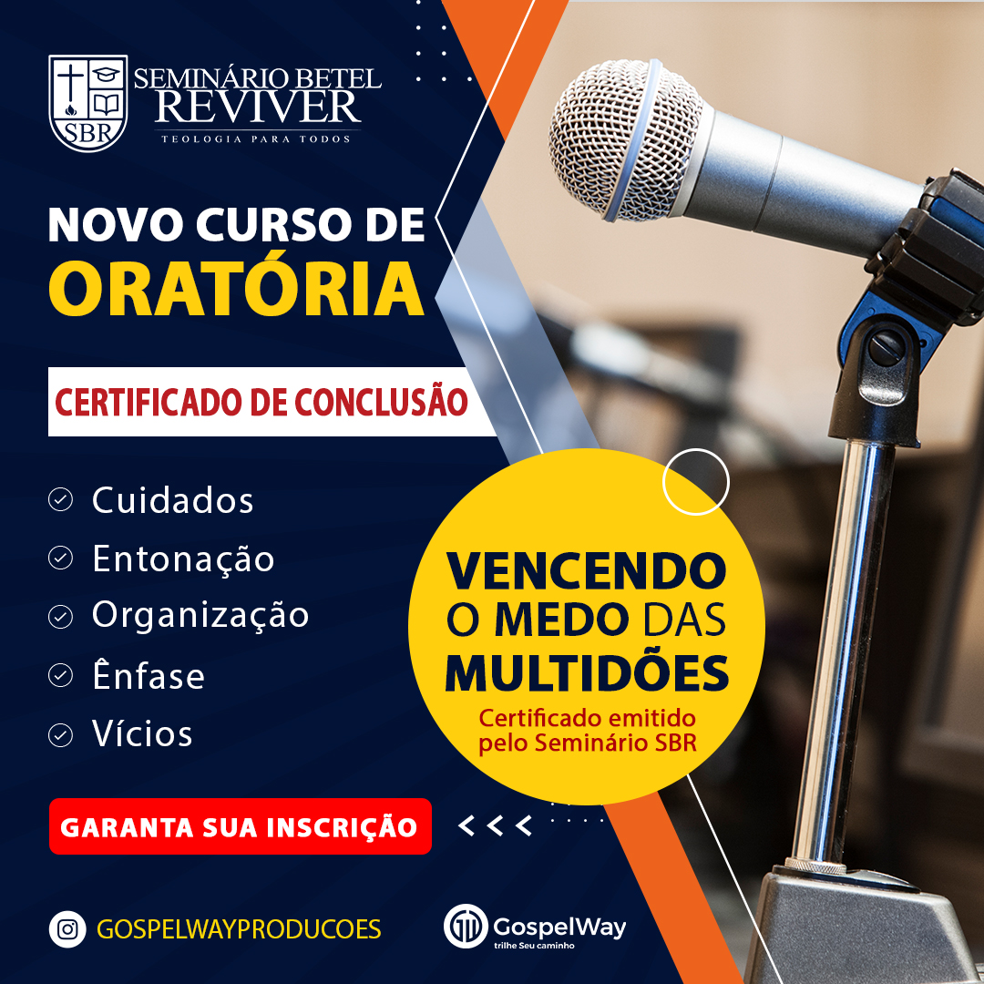 NOVO CURSO DE ORATÓRIA - "Vencendo o Medo das Multidões" - GospelWa...
