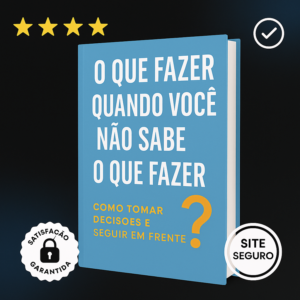 O Que Fazer Quando Você Não Sabe O Que Fazer - Tacio Gabriel | Hotmart