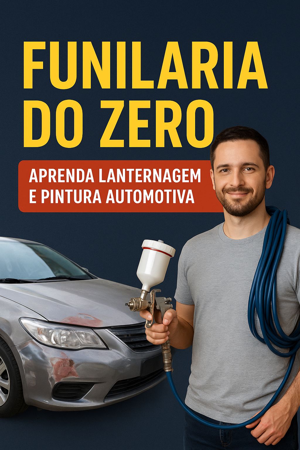 Curso Funilaria 360° – Lanternagem, Preparação e Pintura - Academia...