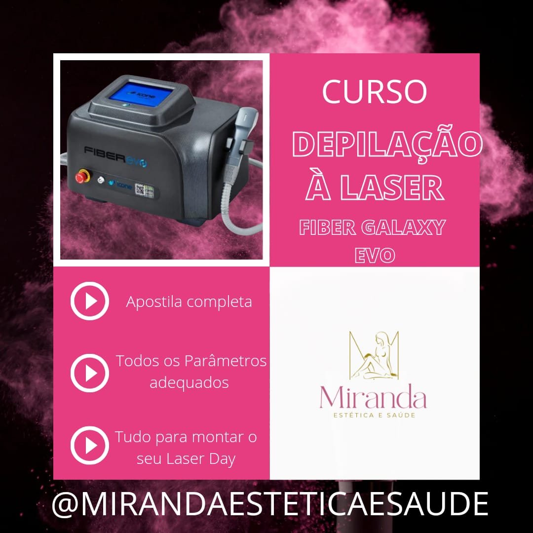 Curso Depilação à Laser Fiber Galaxy Evo